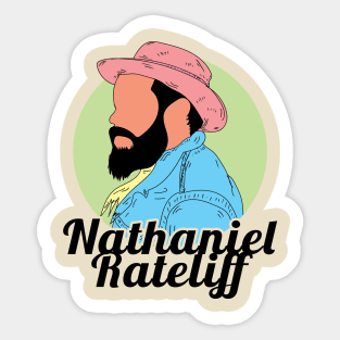 Illustration Art Nathaniel Rateliff Sticker